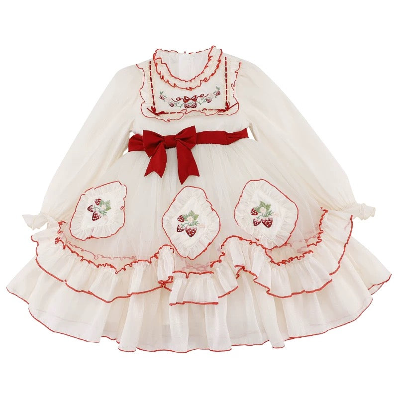 Strawberry Fields Ruffled Dress