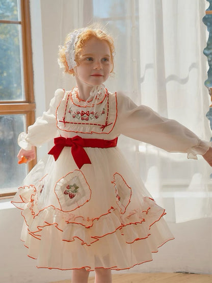 Strawberry Fields Ruffled Dress